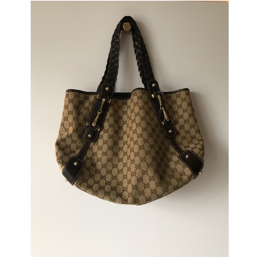 Vintage Gucci brown tote bag